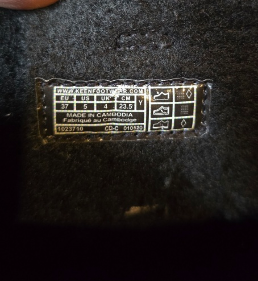 KEEN Winter Boot Insulation Tag - photo 2