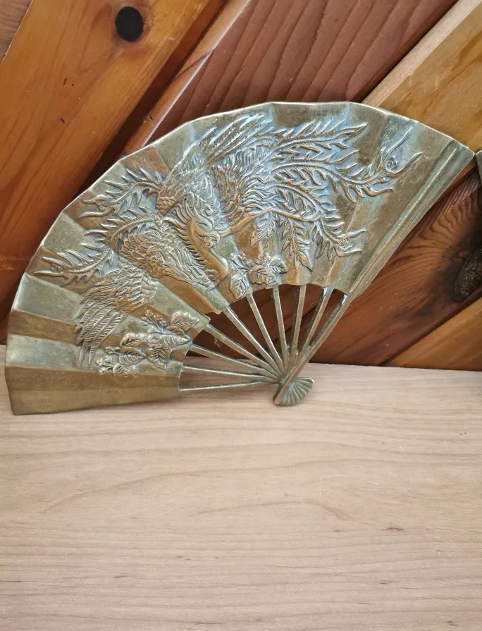 Vintage Solid Brass Phoenix Fans image indicator(3)