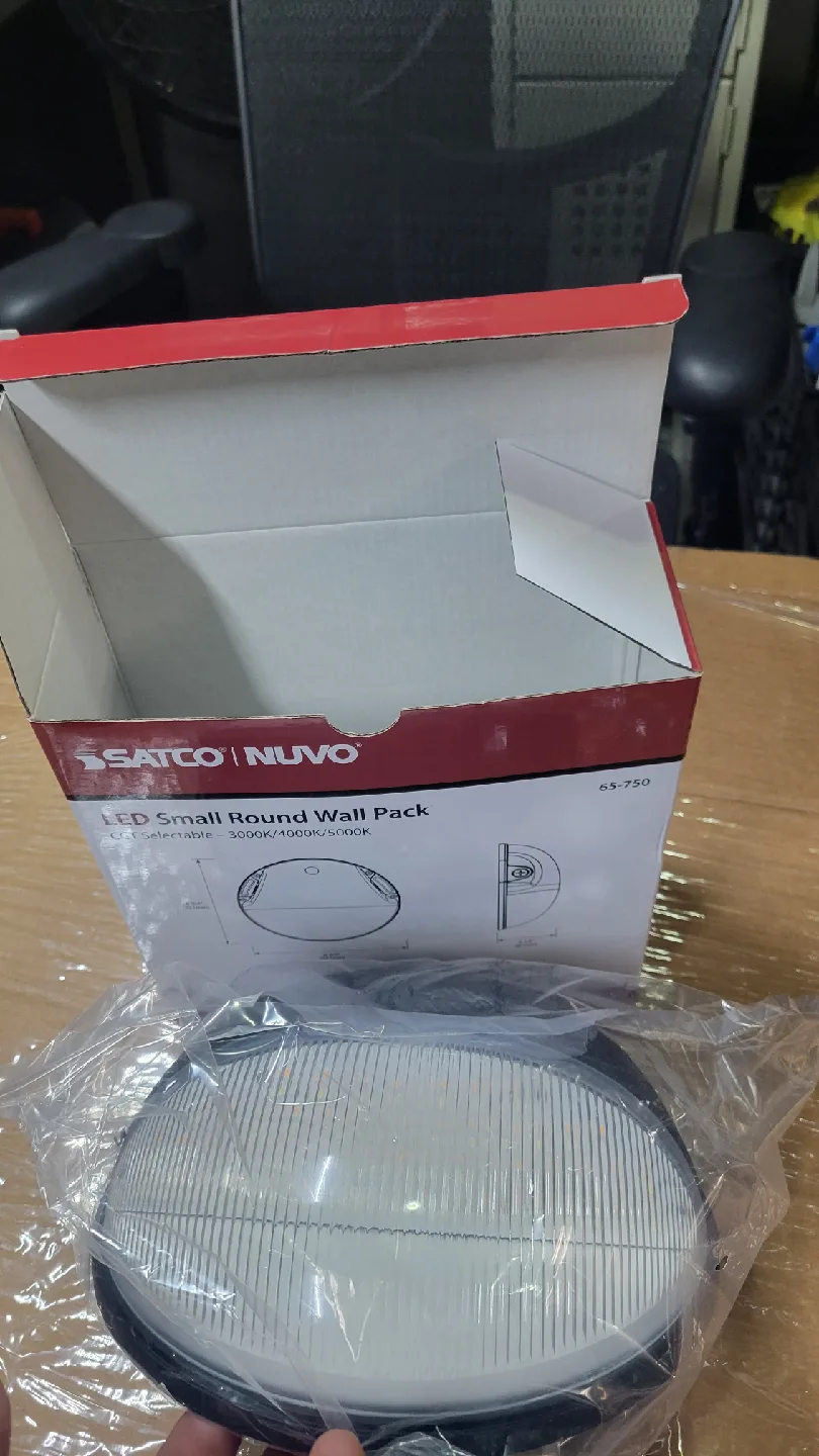 SATCO NUVO LED Small Round Wall Pack - New image indicator(3)