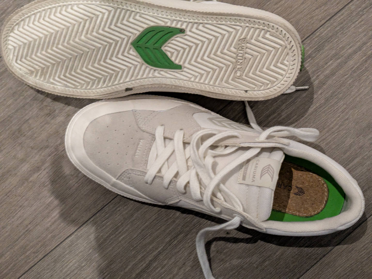 Cariuma Vallely Mens 10.5 Cream Sneakers - photo 3