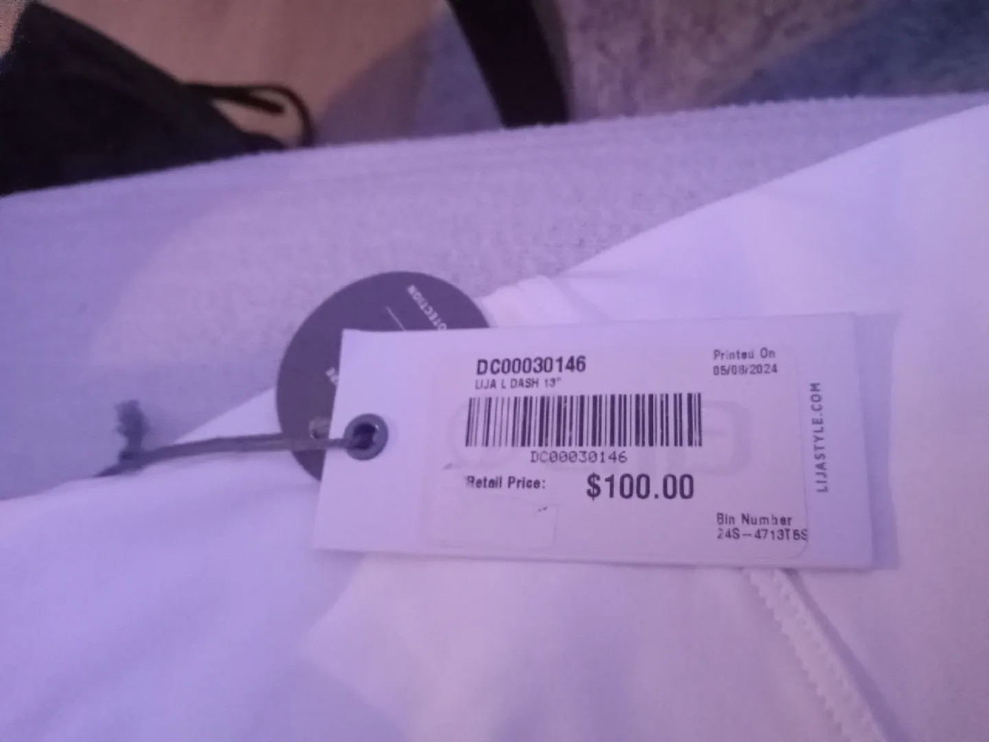 Lija Style White Tennis Skirt - Size M image indicator(6)