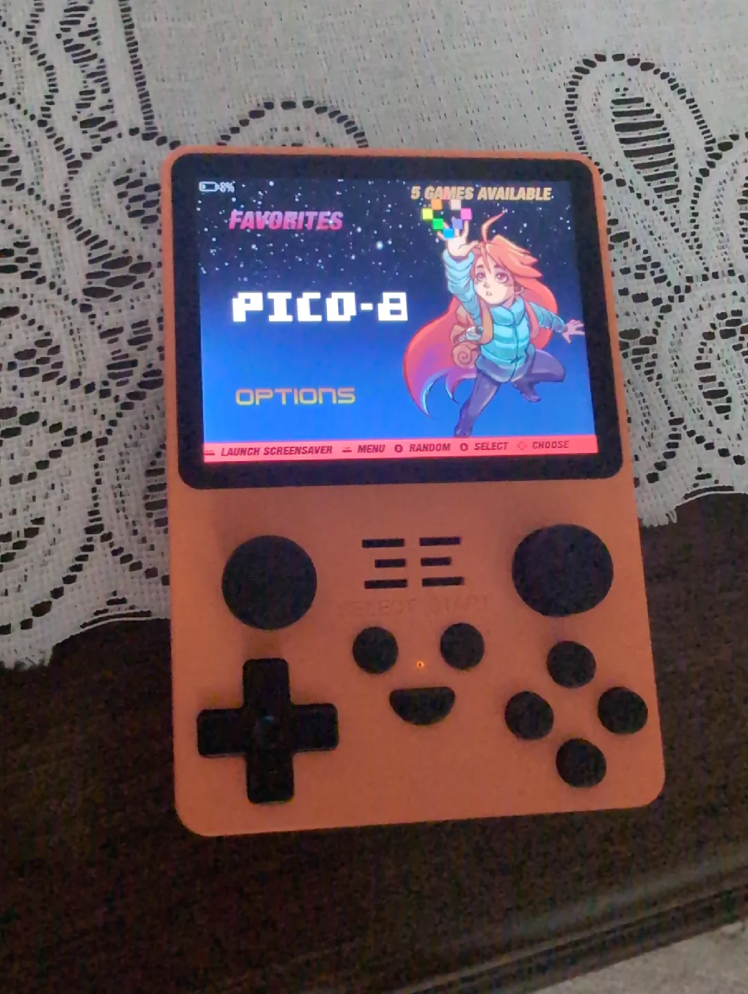 Powkiddy RGB20S Handheld Retro Game Console for emulation image indicator(5)