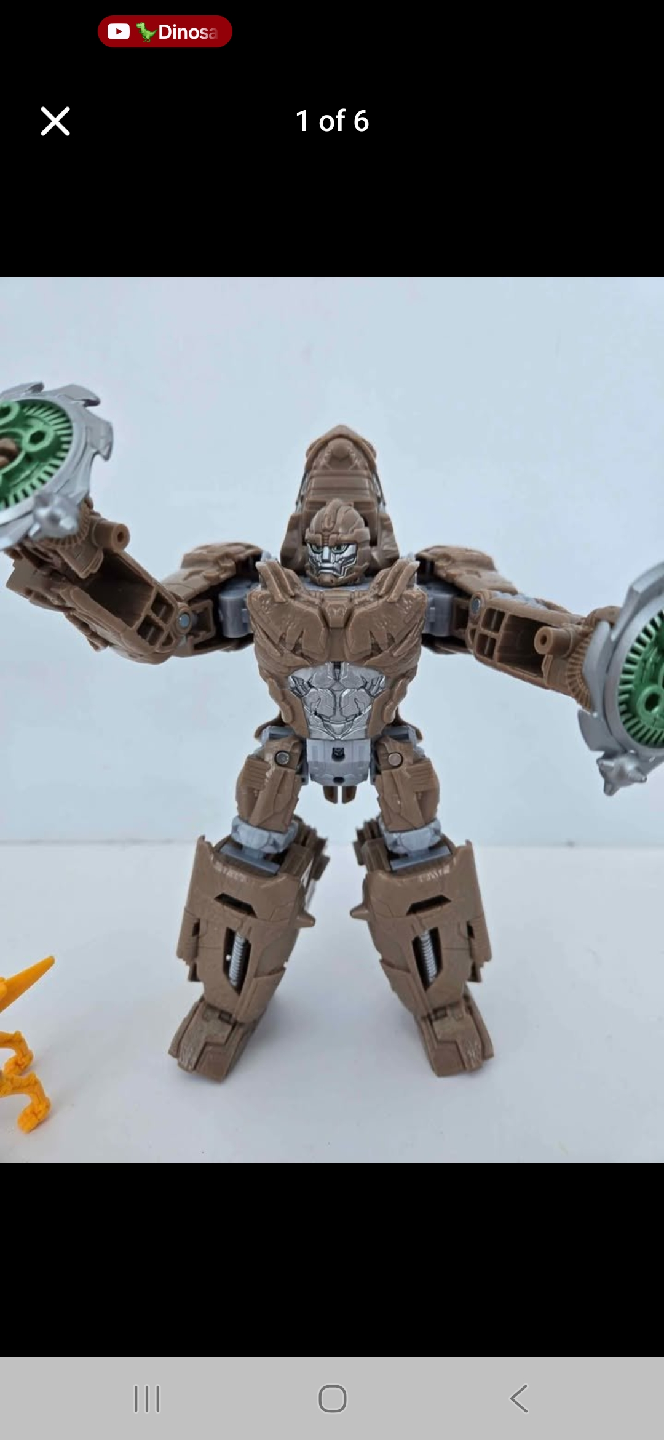 Transformers rise of the beast rhinox and cheetor