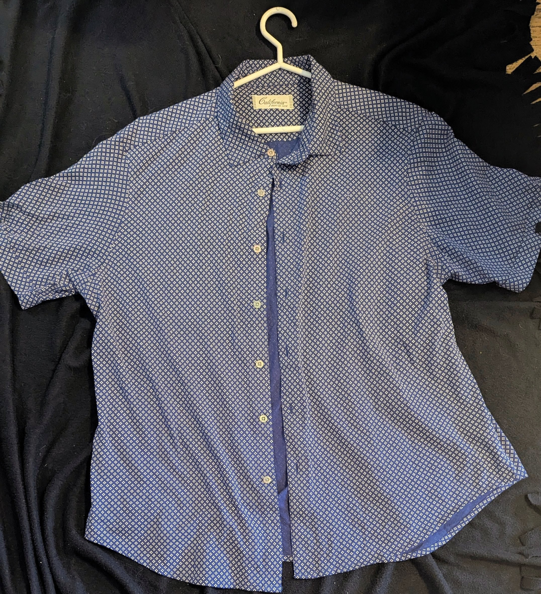 California Shirt Co. Blue Collared Shirt - photo 2