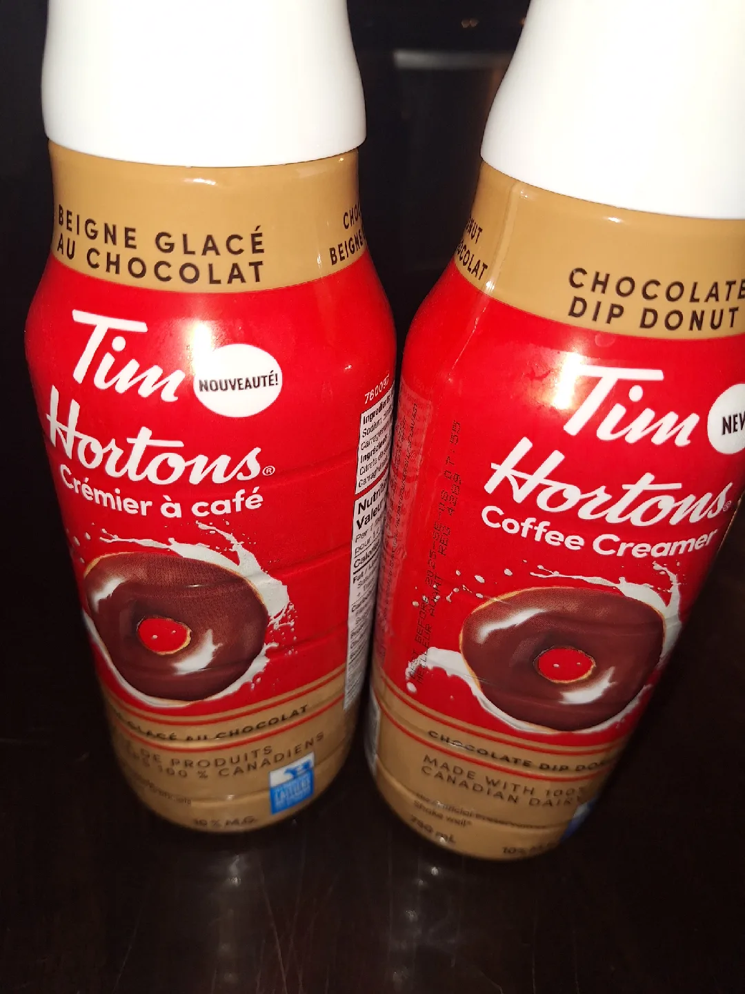 Tim Hortons Chocolate Dip Donut Coffee Creamer thumbnail