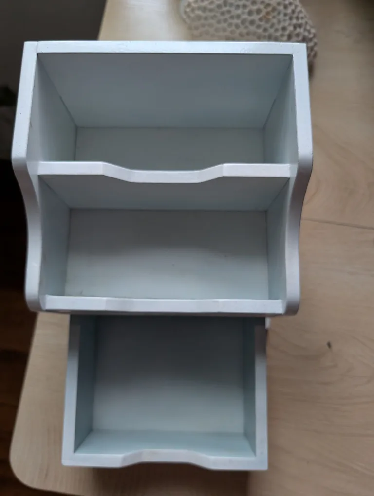 White Wooden Desk Organizer 🥕 image indicator(3)