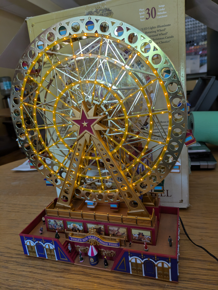 Mr Christmas Grand Ferris Wheel decoration