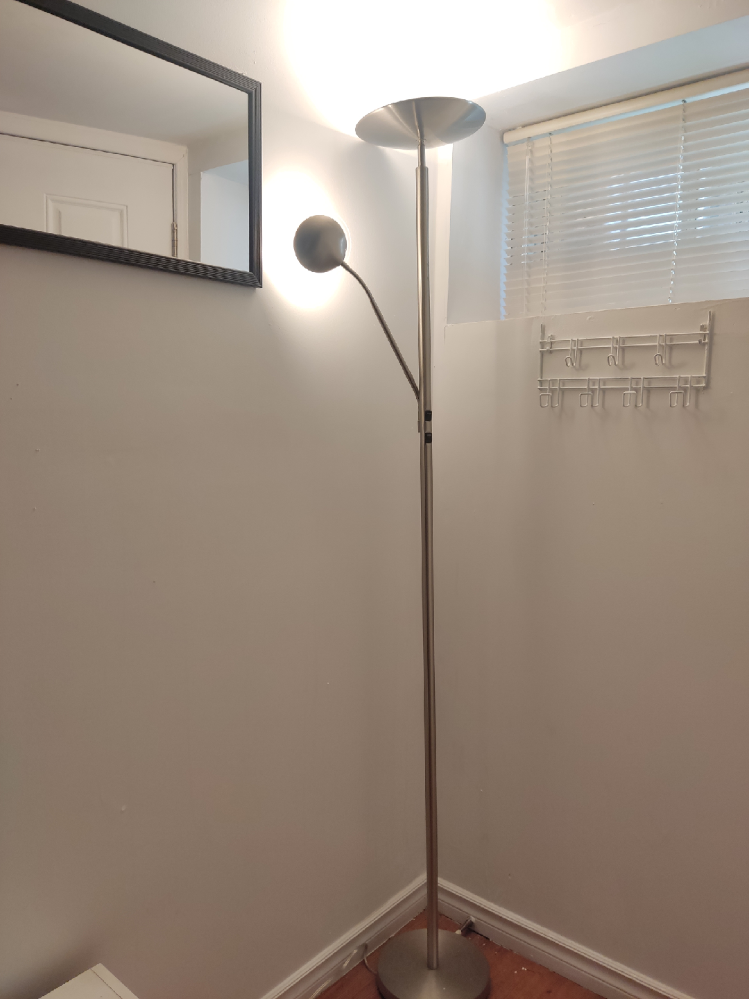 Silver Floor Lamp