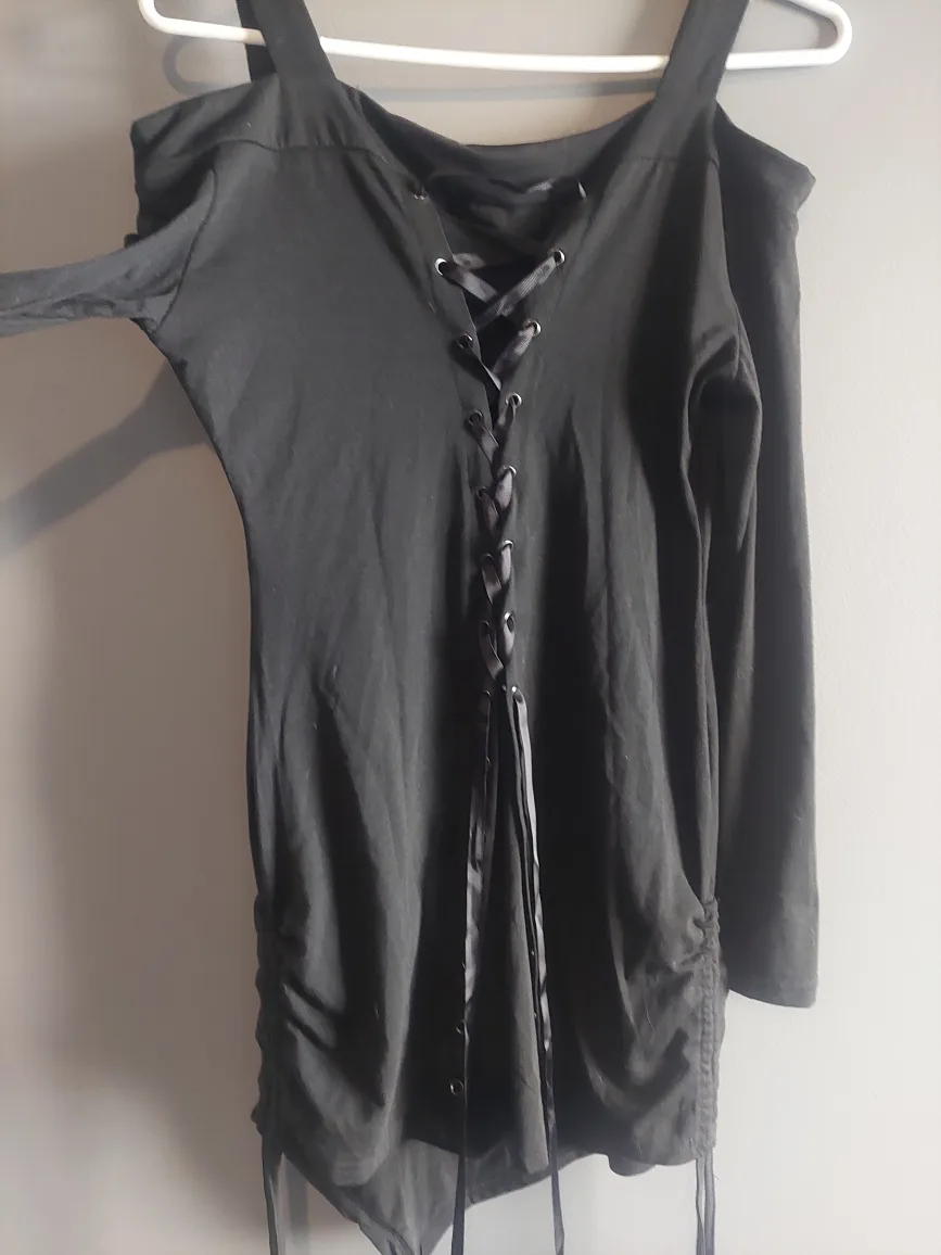 Batman Cold Shoulder Dress - Size Small/medium image indicator(2)