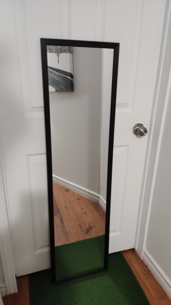 Full Length Mirror - 2 pieces. One black and other white