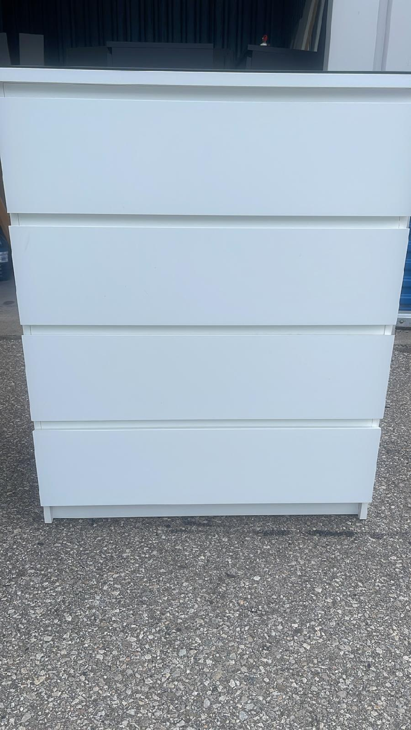 IKEA MALM White 4-Drawer Dresser