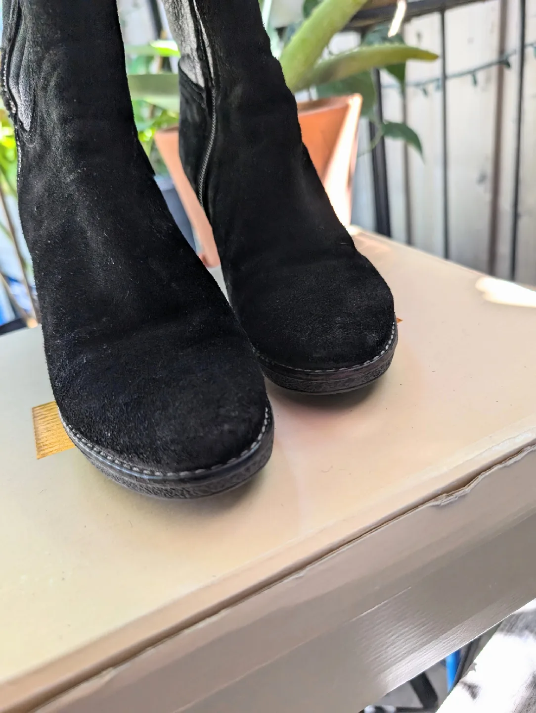 Cabana's Black Suede Leather Boots size 37 image indicator(4)