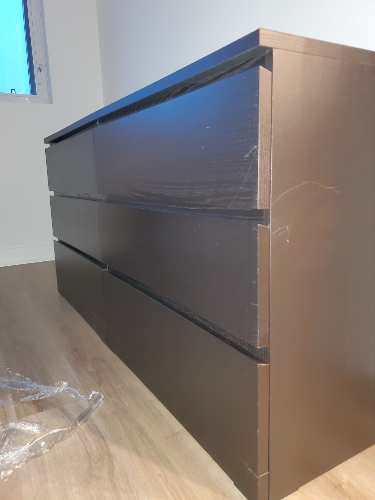 IKEA Malm 6-Drawer Dresser - Brown