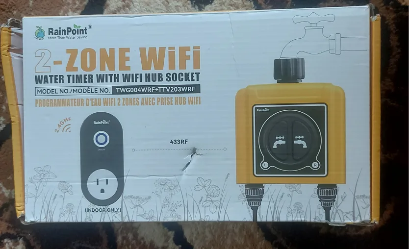 RAINPOINT Sprinkler Timer WiFi Water Timer image indicator(9)