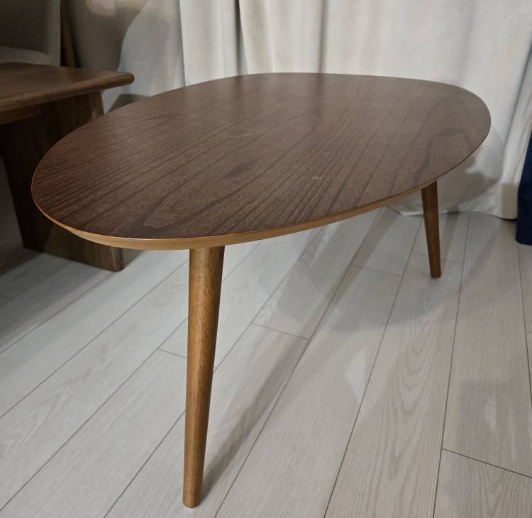 Oval Wood Coffee Table - photo 2
