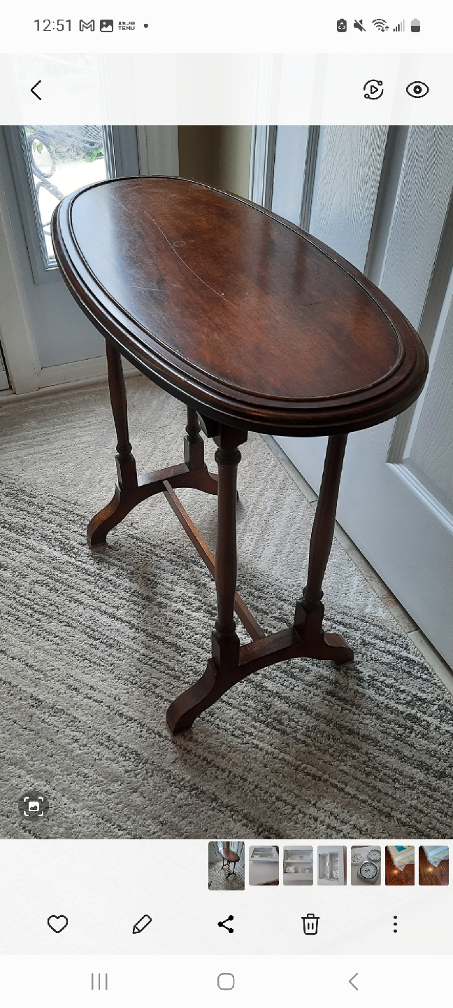 mahogany  side table - photo 2