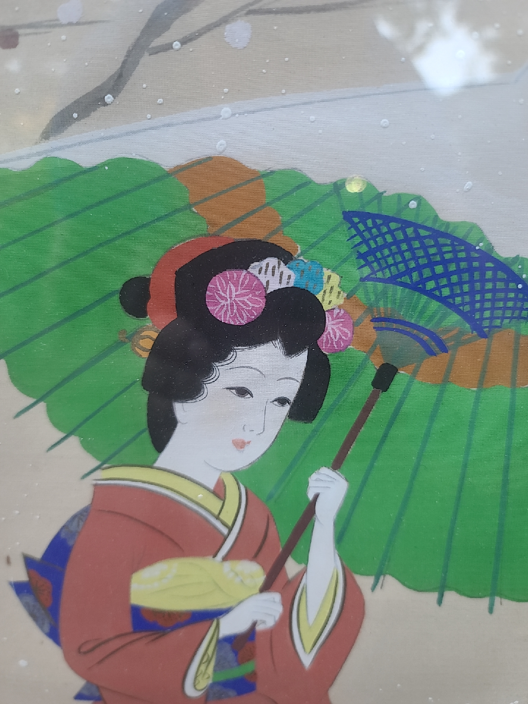 Japanese Geisha Painting