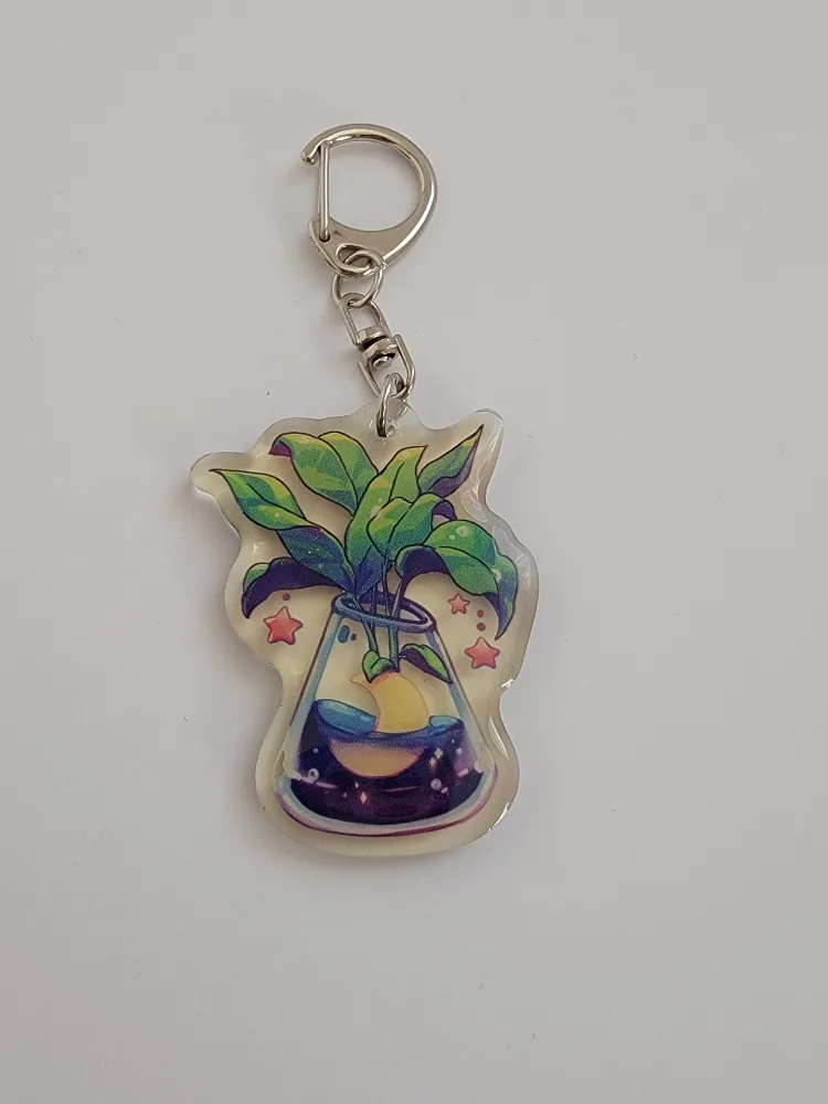 Plant in Beaker Keychain image indicator(3)
