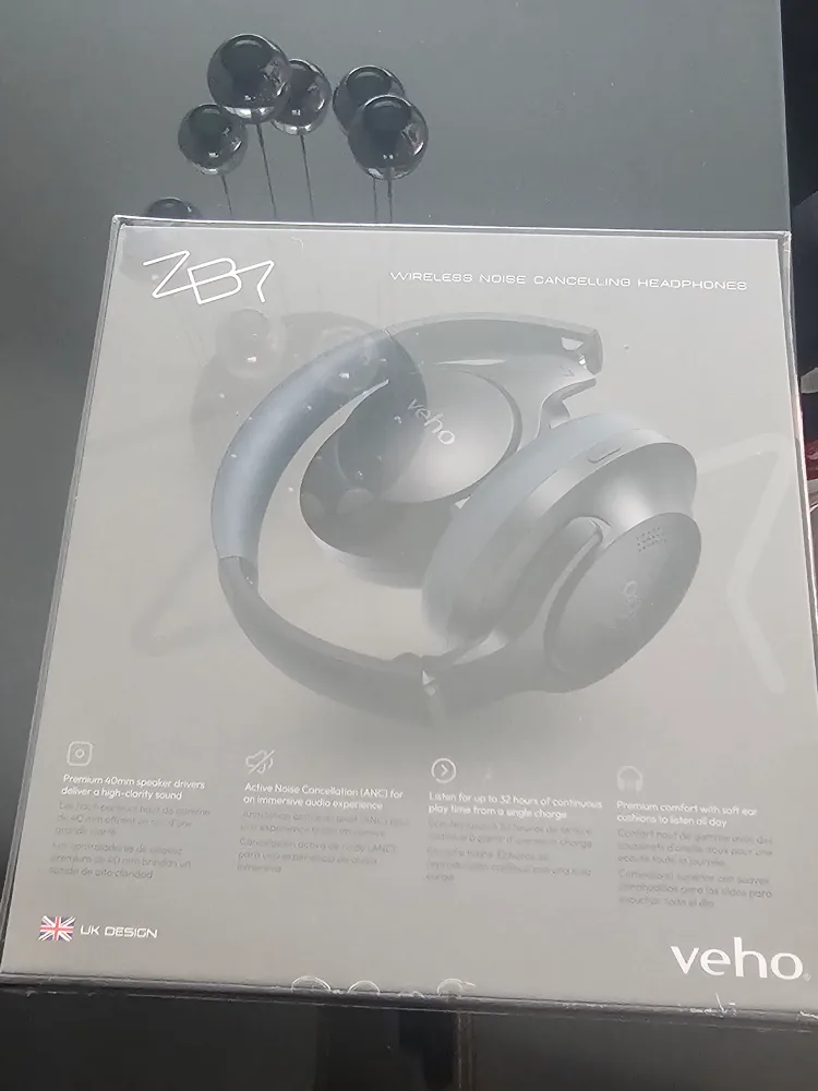 Veho ZB-7 Wireless Noise Cancelling Headphones - New! image indicator(3)