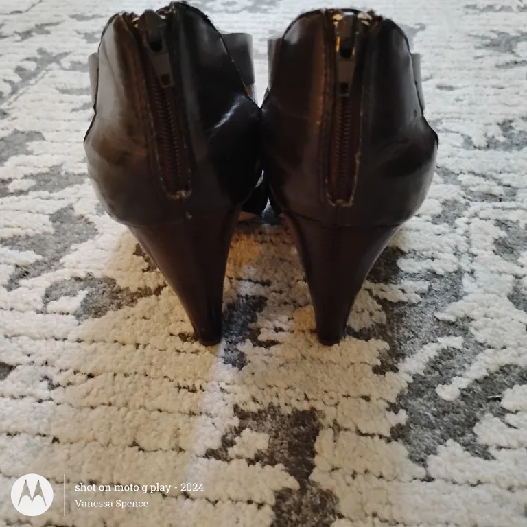 Franco Sarto Brown Leather Heels image indicator(3)
