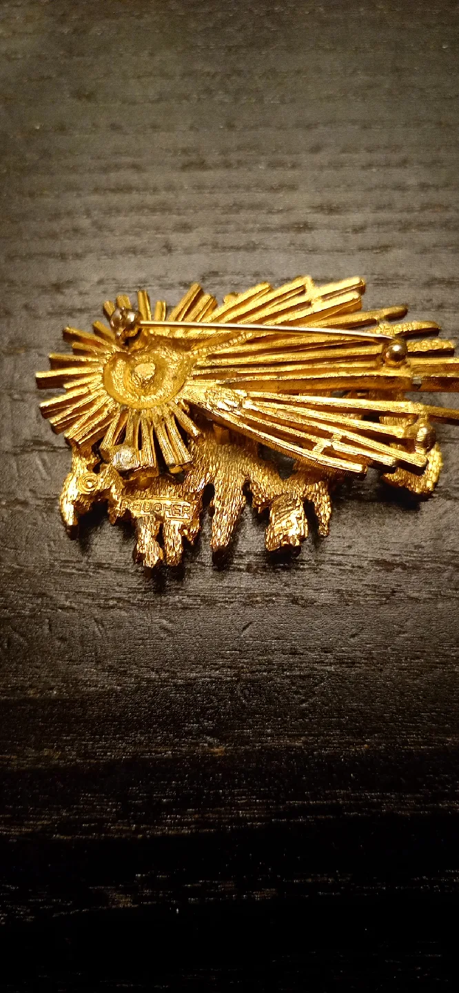 Vintage Marcel Boucher Starburst Brooch image indicator(4)