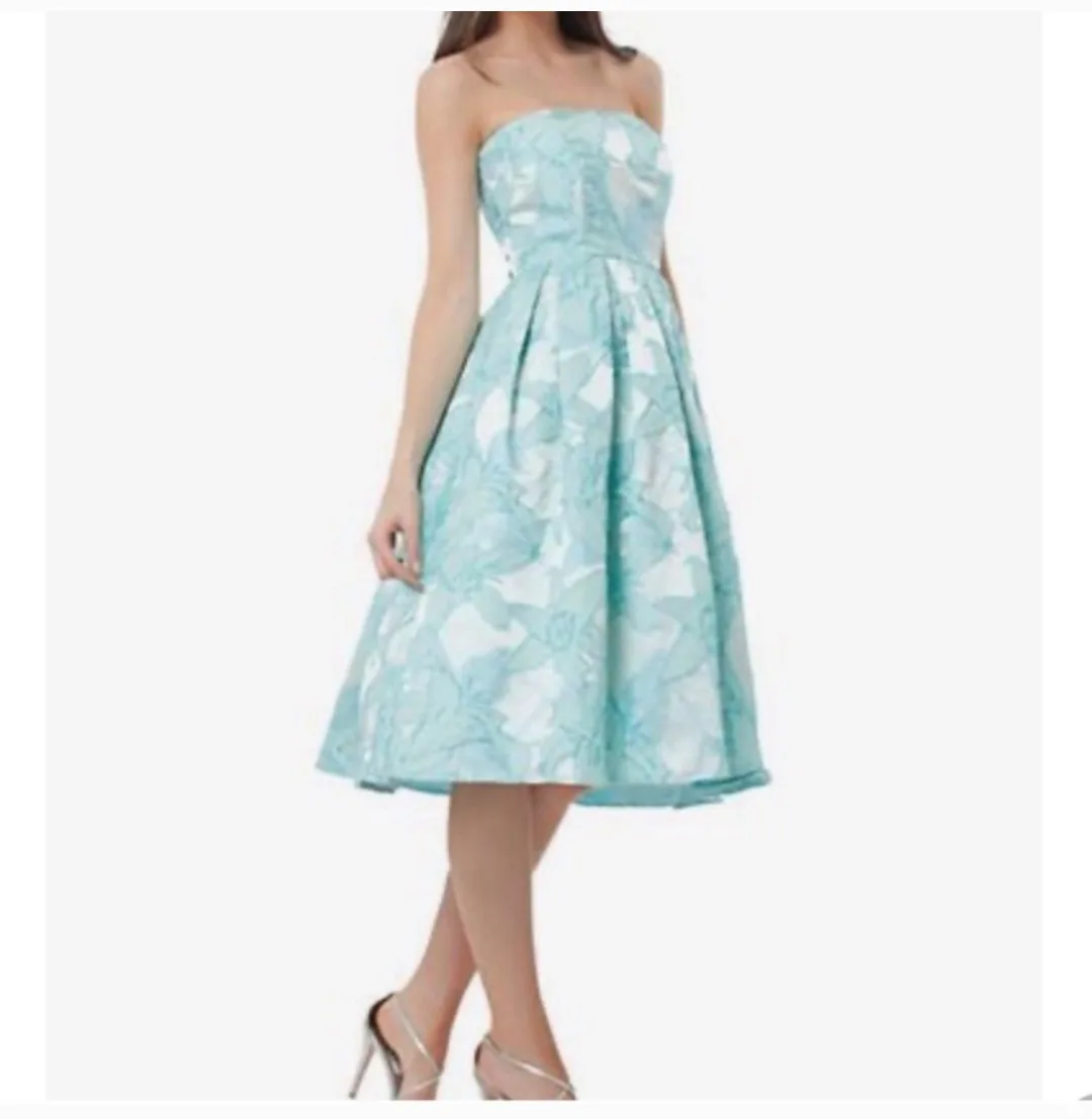 JS Collections Strapless Dress - Size 10 thumbnail