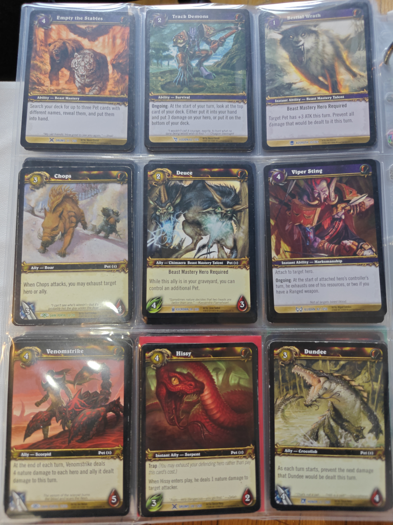 World of Warcraft TCG Cards (Hunter) - photo 2