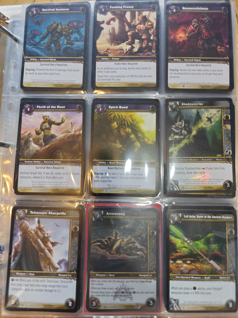 World of Warcraft TCG Cards (Hunter) - photo 3