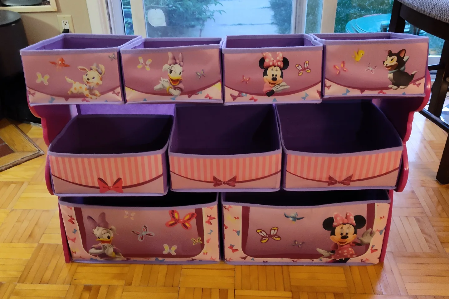 Disney Minnie Mouse 9-Bin Toy Storage Organizer