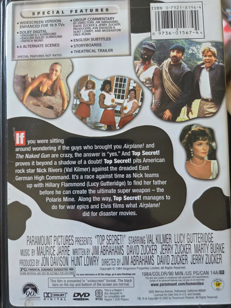 Top Secret! DVD - Widescreen Collection image indicator(2)