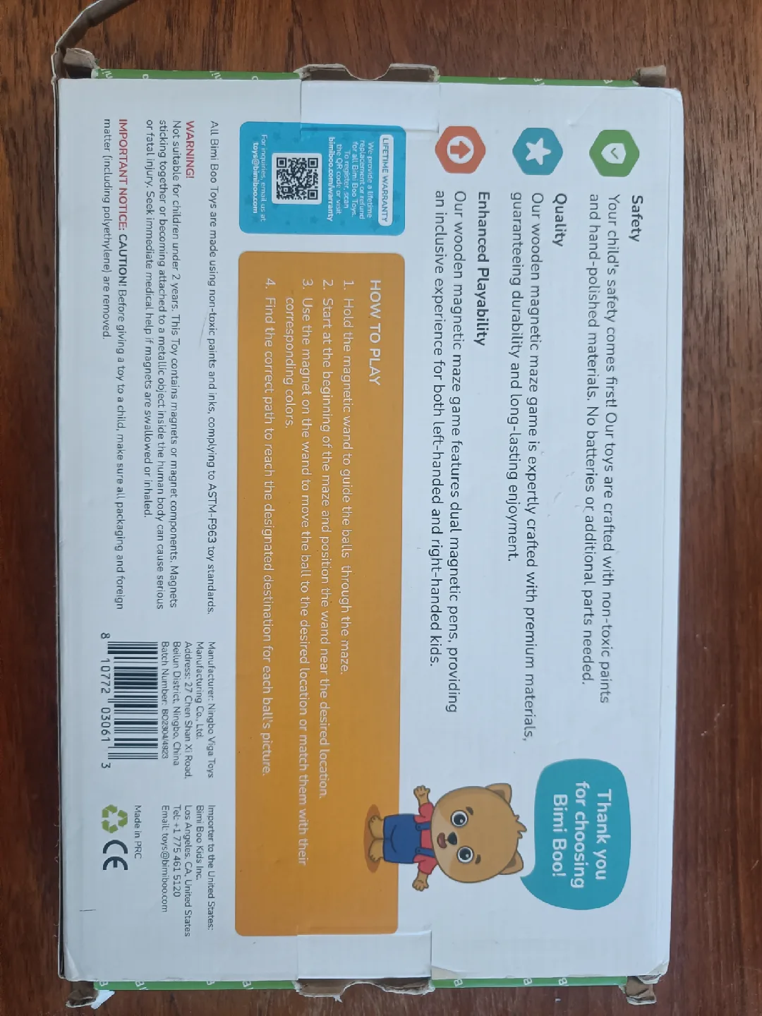 Bimi Boo Magnetic Maze Game image indicator(2)