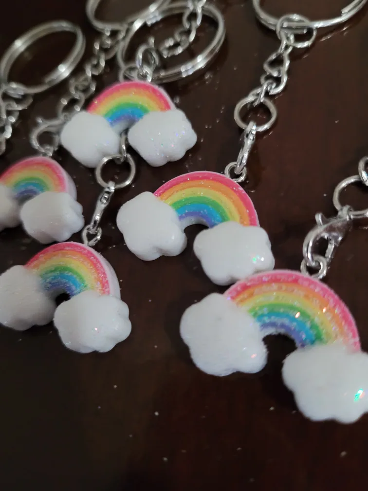Rainbow Cloud Keychains image indicator(4)