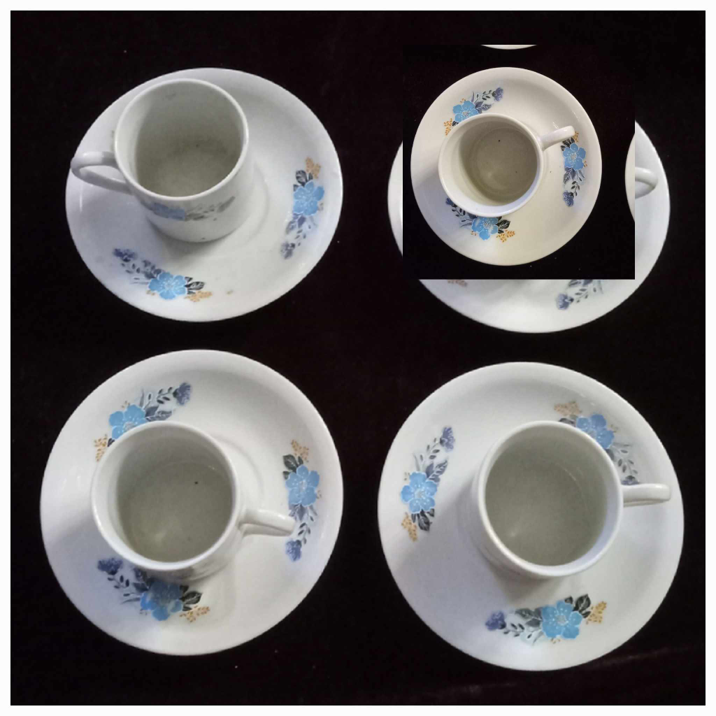 Rare Floral Coffee Set