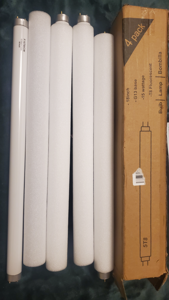 New 4-Pack 18" F15T8/CW Fluorescent Light Bulbs - photo 3