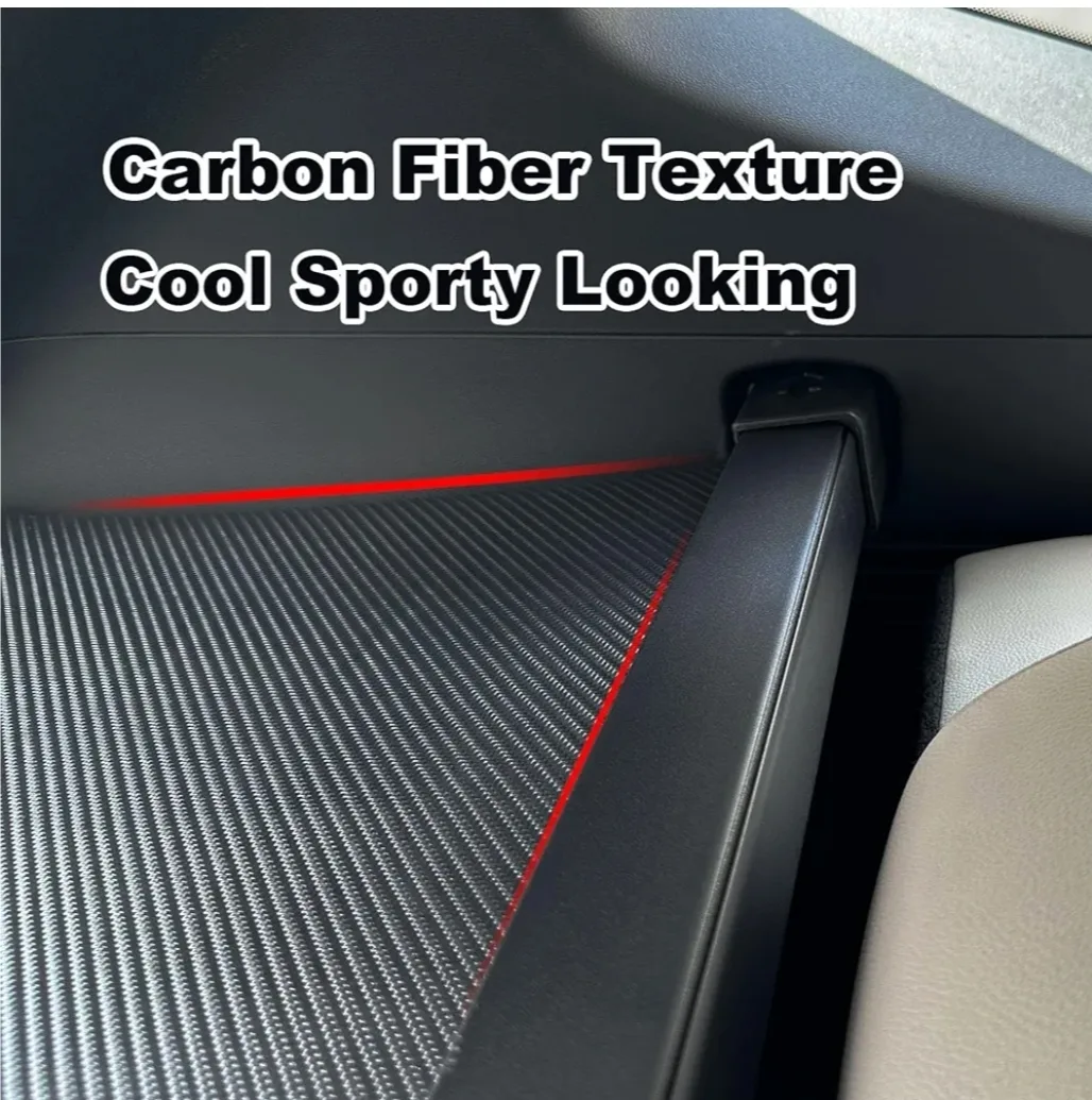 Carbon Cargo Cover for VW Atlas Cross Sport 2020-2025 image indicator(5)
