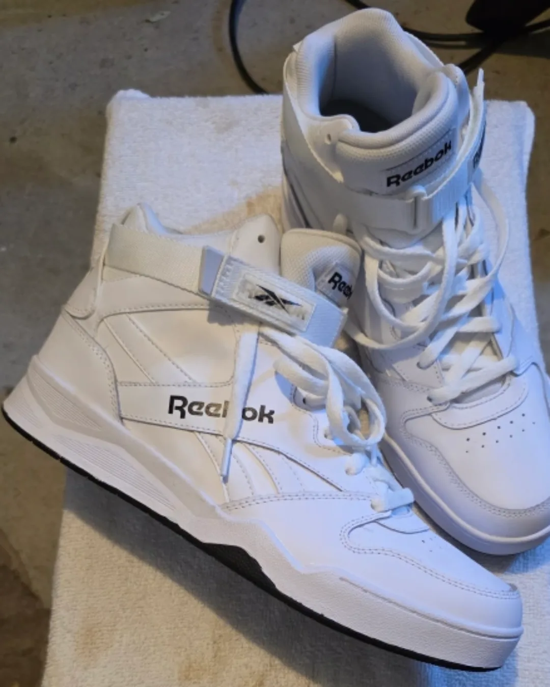 Reebok BB4500 High Top White Sneakers size11 thumbnail