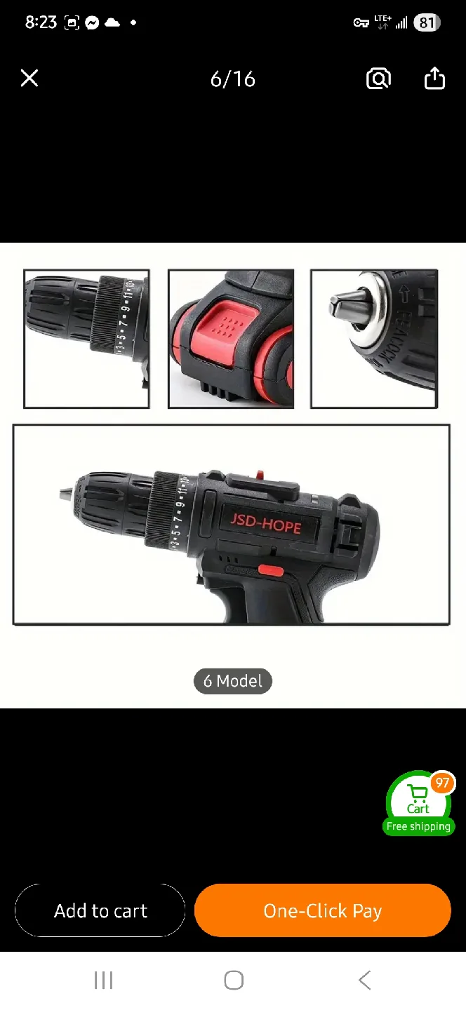 NEW 48VF MAX Cordless Drill Combo Kit 🪛 image indicator(6)