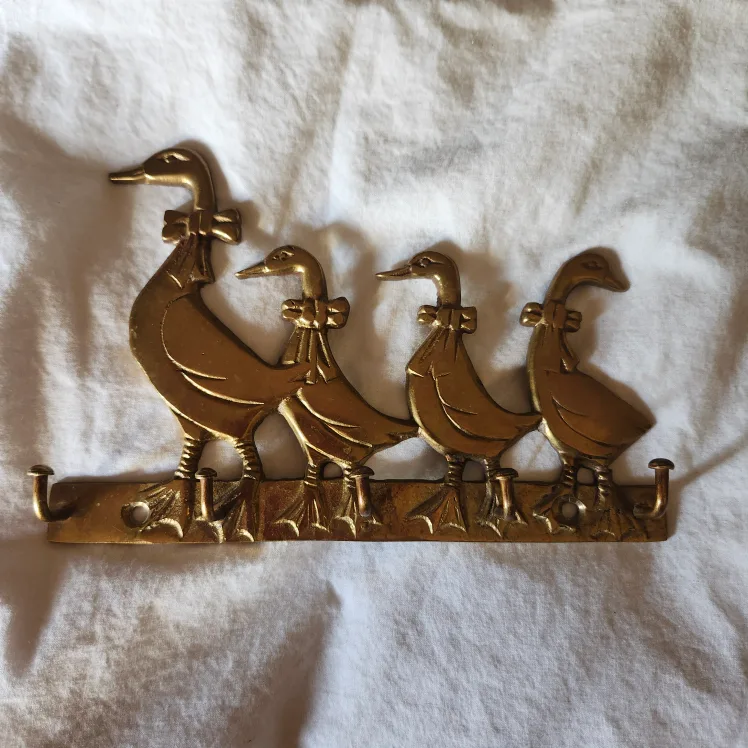 Vintage Brass Duck & Nautical Key Holders image indicator(2)