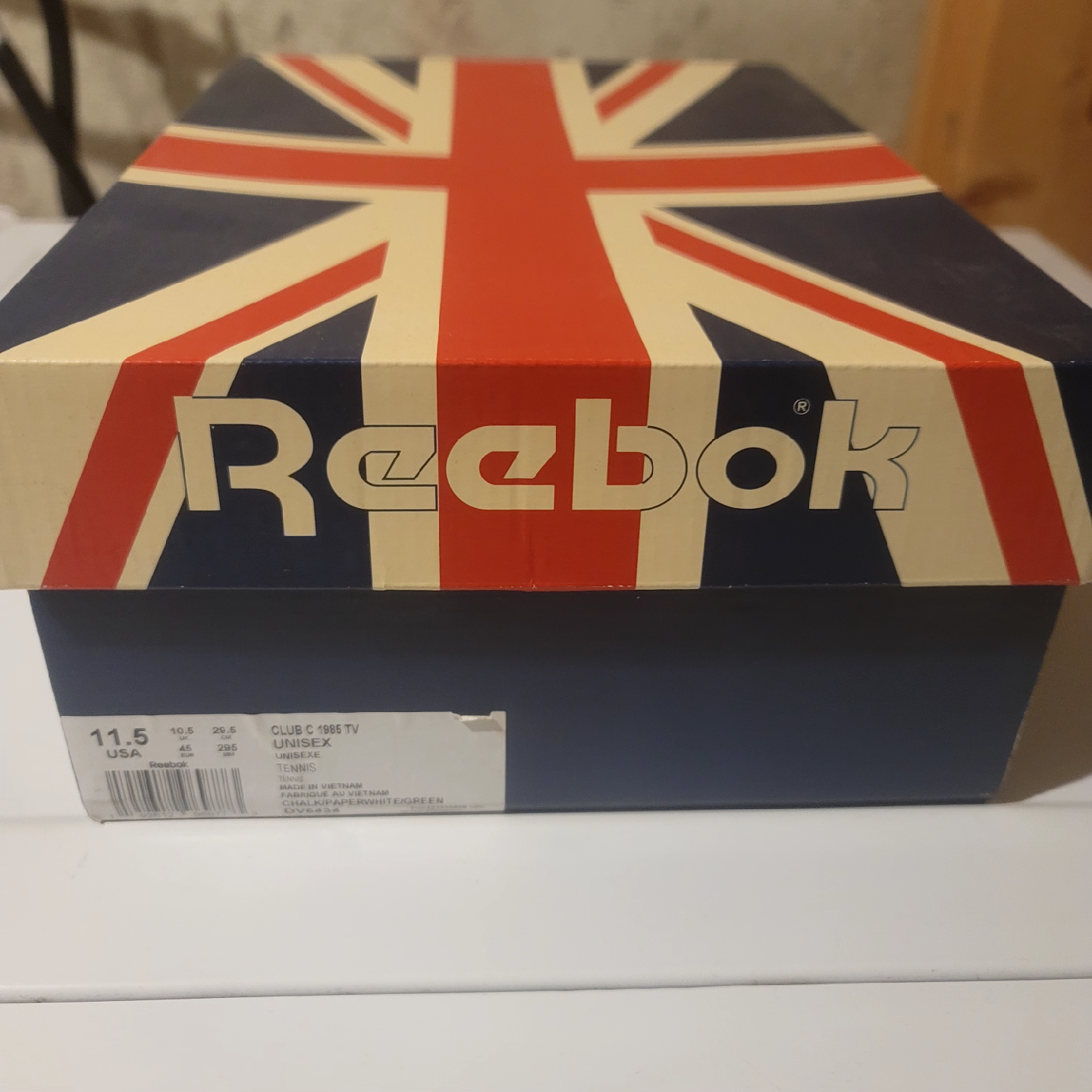 Reebok Club C 1985 TV Chalk Shoes - Size 11.5