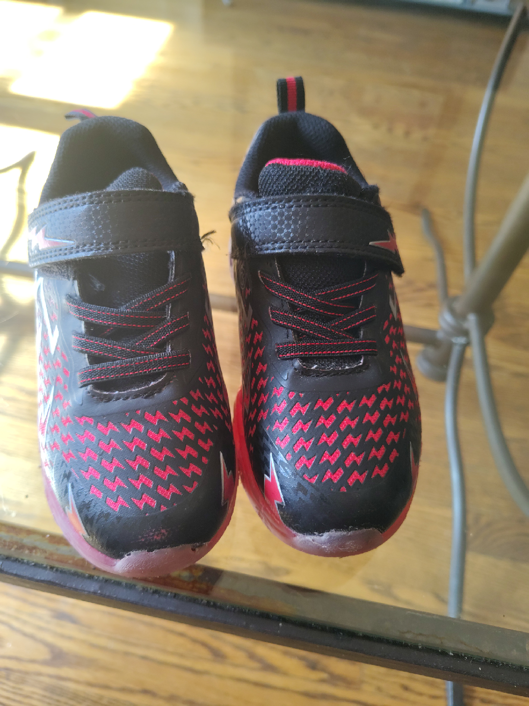 Skechers Kids' Black/Red Light-Up Sneakers - photo 3