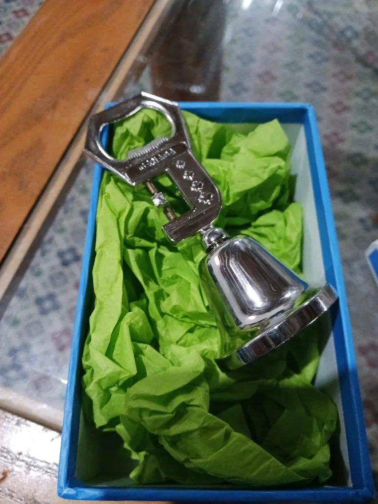 Silver Bell Bottle Opener with Box thumbnail