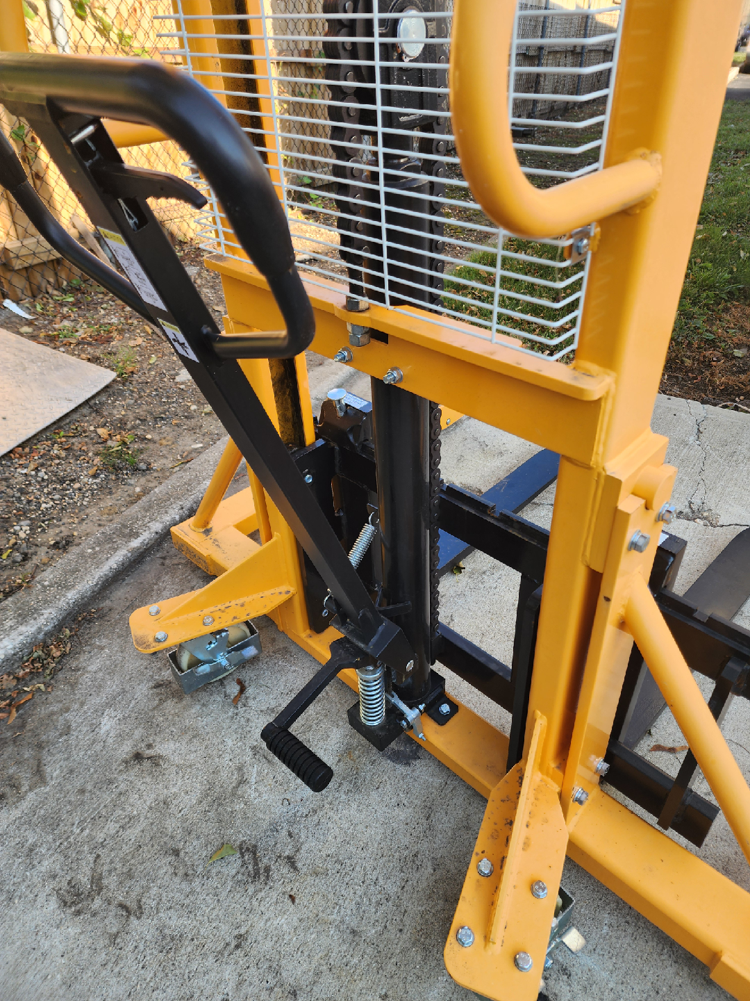 Apollo Hand Pallet Stacker - Yellow - photo 3