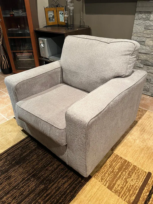 Sofa Chaise and Armchair Set - Light Grey image indicator(5)