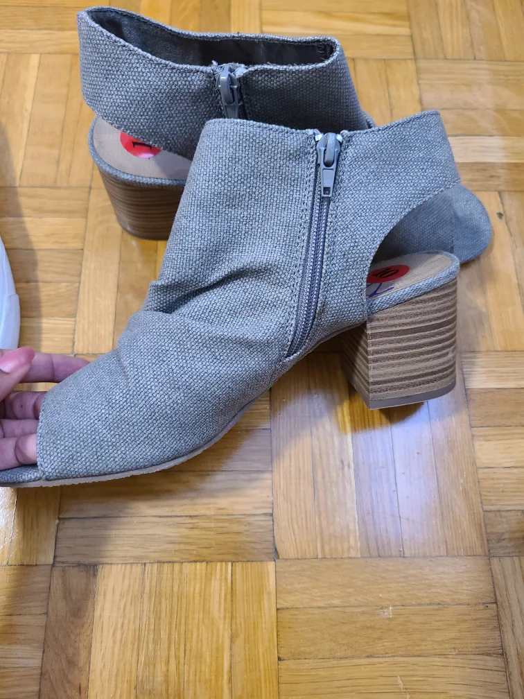 Blowfish Malibu Open Toe Booties - Size 10 image indicator(2)