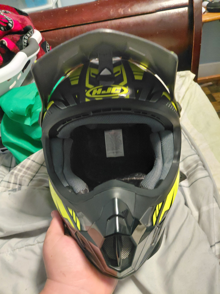 HJC CL-X6 Off-Road Helmet - Yellow/Gray - photo 3