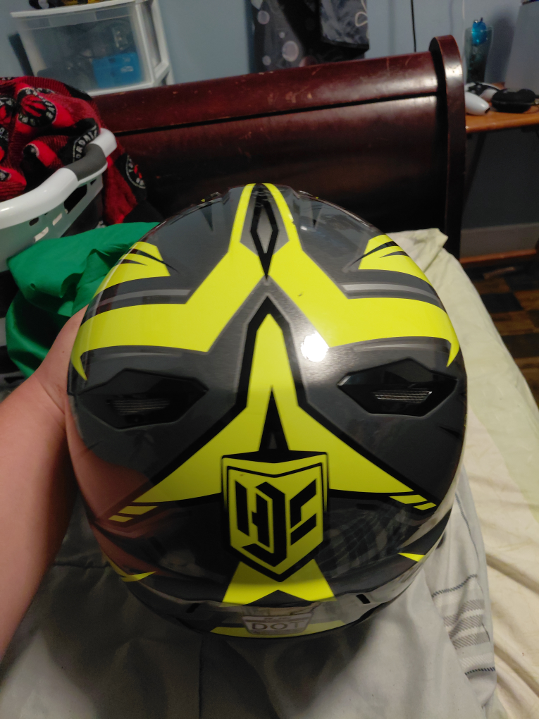 HJC CL-X6 Off-Road Helmet - Yellow/Gray - photo 4
