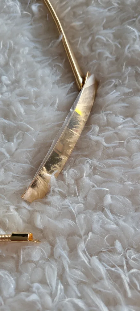 Fashion Metal Elastic Stretchy Chain Belt image indicator(3)