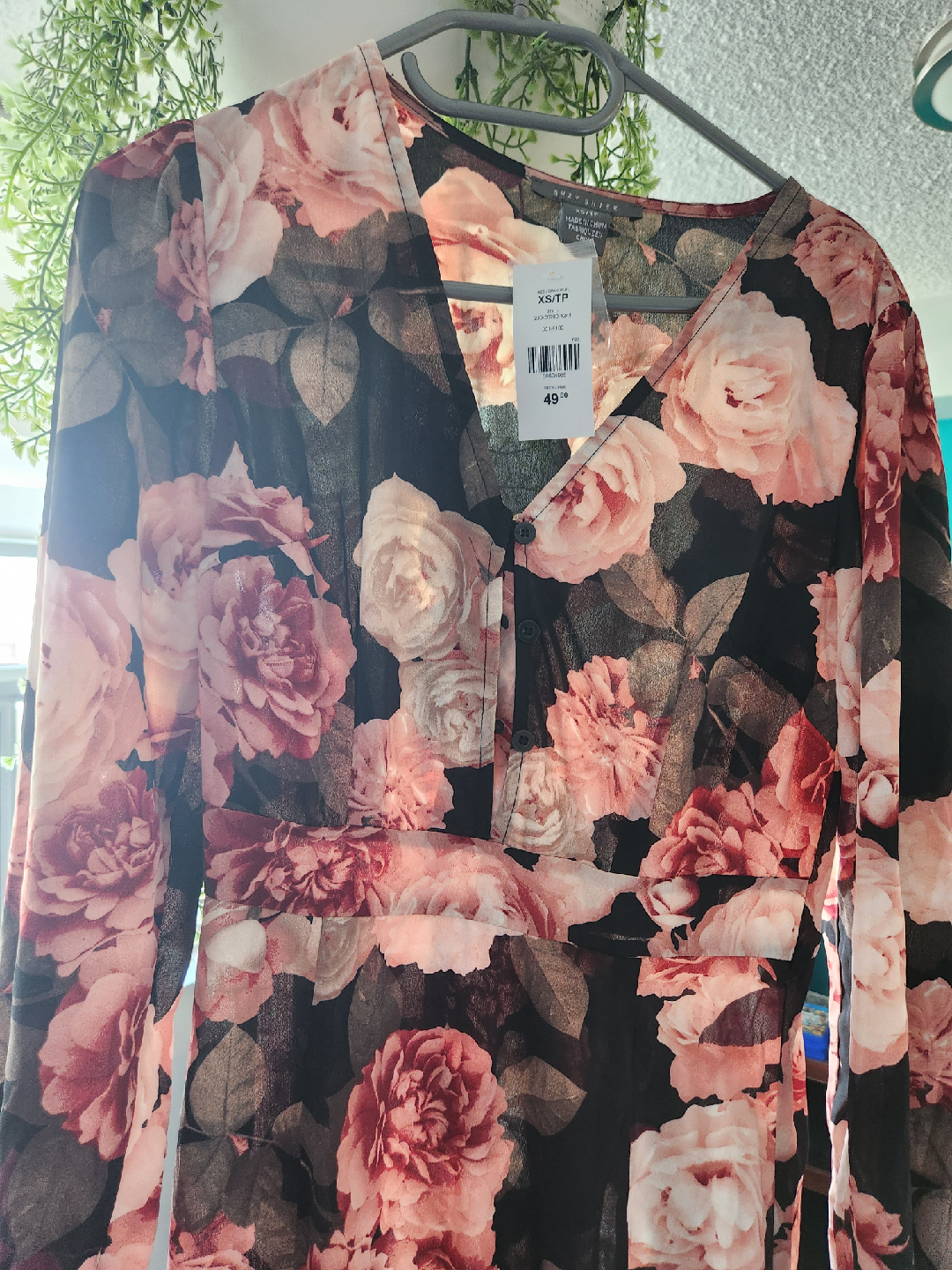 Suzy Shier Floral Maxi Dress - XS/TP