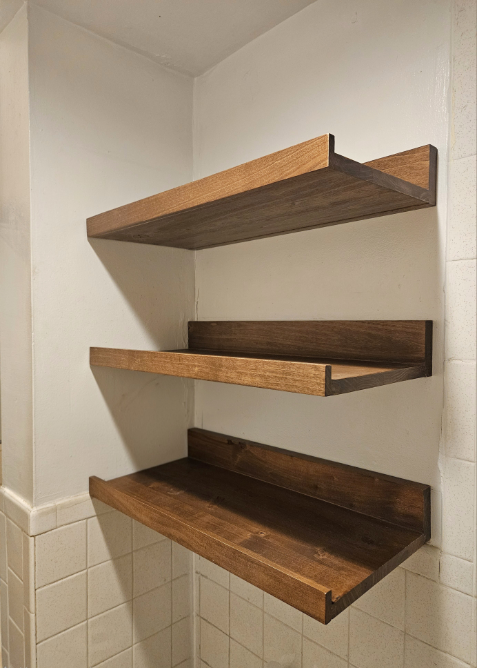 Pottery Barn Floating Shelves (3)