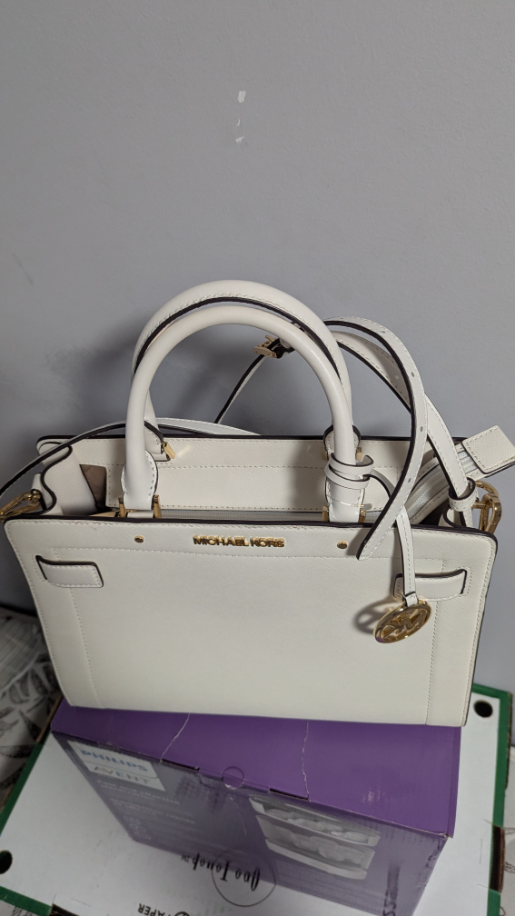 Michael Kors White Leather Satchel - photo 2